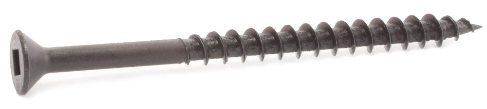 8 x 1 3/4 Square Flat Particle Board Screw Plain Lubed - Carton (4,000)