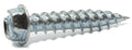 10 x 2 Slotted Hex Washer Self Piercing Screw Zinc Plated (1/4 drive)