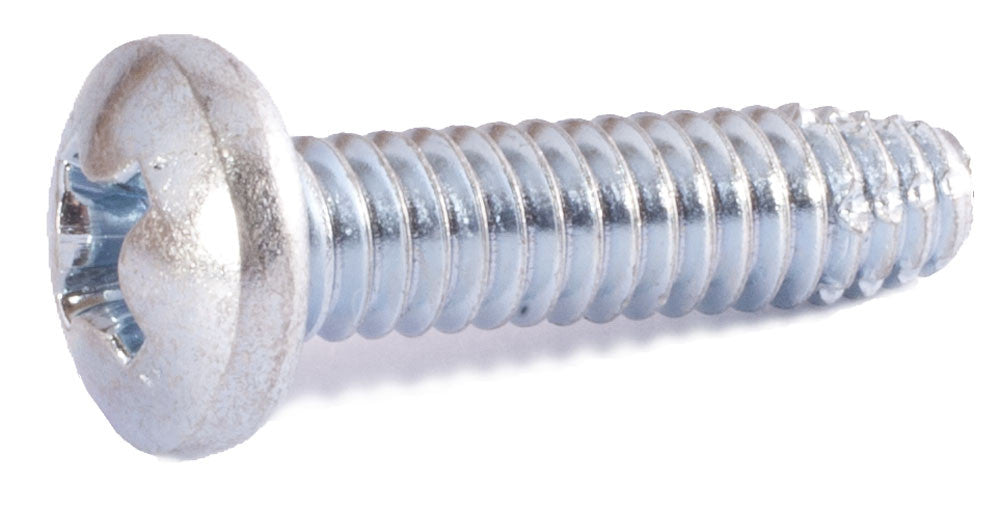 1/4-20 x 3/4 Phillips Pan Machine Screw Type F Zinc Plated