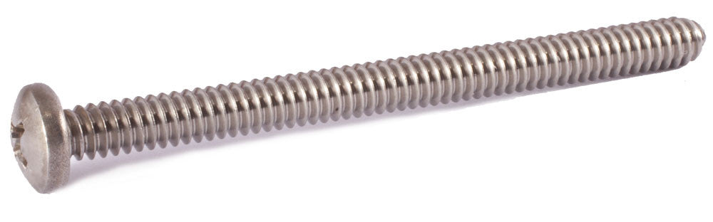 12-24 x 1 Phillips Pan Machine Screw 18-8 SS