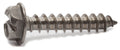 14 x 3/4 Slotted Hex Washer Head Sheet Metal Screw 18-8 SS