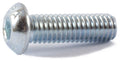M6-1.00 x 8 Button Socket Cap Screw 12.9 ISO 7380 CR+3 Zinc