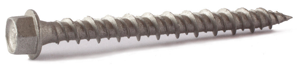 10 x 2 1/2 Hex Washer Head Pole Gripper Screw Hi-Low Thread T17 Strong-Shield™