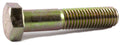 9/16-18 x 2 1/2 Grade 8 Hex Cap Screw Yellow Zinc Plated