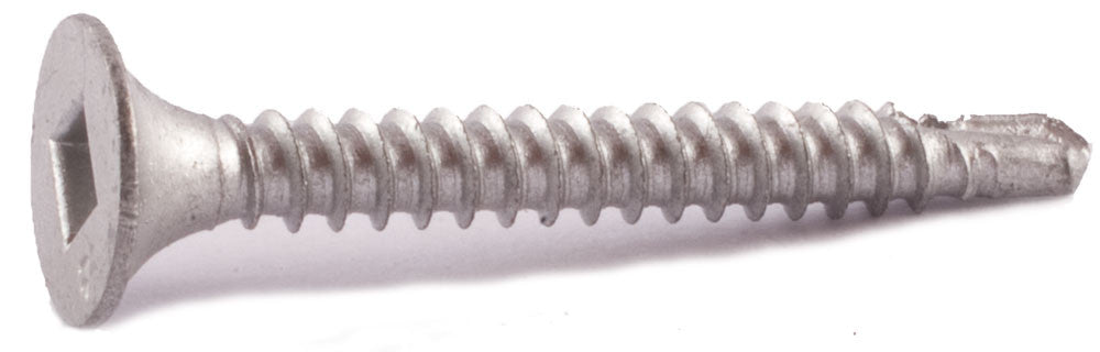 8 x 1 5/8 Simpson Bugle-Head Self-Drilling Screw - Square Drive 410 SS - Carton (3000)