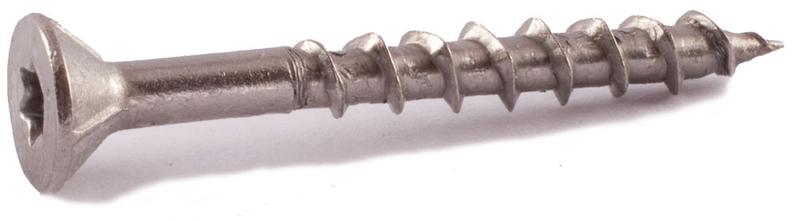 #8 x 1 5/8 Simpson Flat-Head Deck-Drive™ DWP Wood Screws 305 Stainless Steel (T20) - Box (5 lb. - 750)