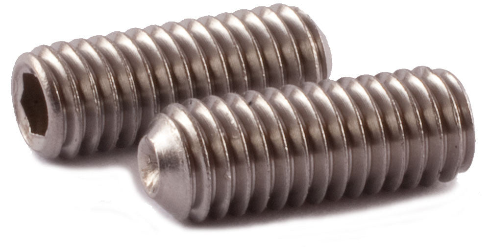 M1.6-0.35 x 2.5 Socket Set Screw Cup Point DIN 916 A2 (18-8) Stainless Steel