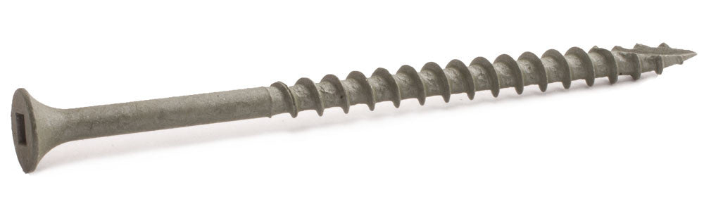 8 x 3 Square Bugle Decking Screws W.A.R. Coated Type 17 - Carton (2,000)