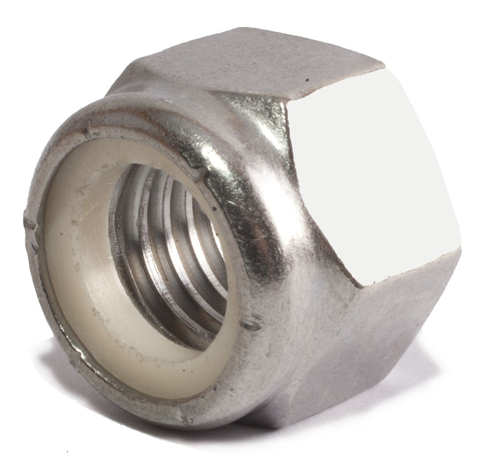 3/8-24 Nylon Insert Locknut 18-8 SS