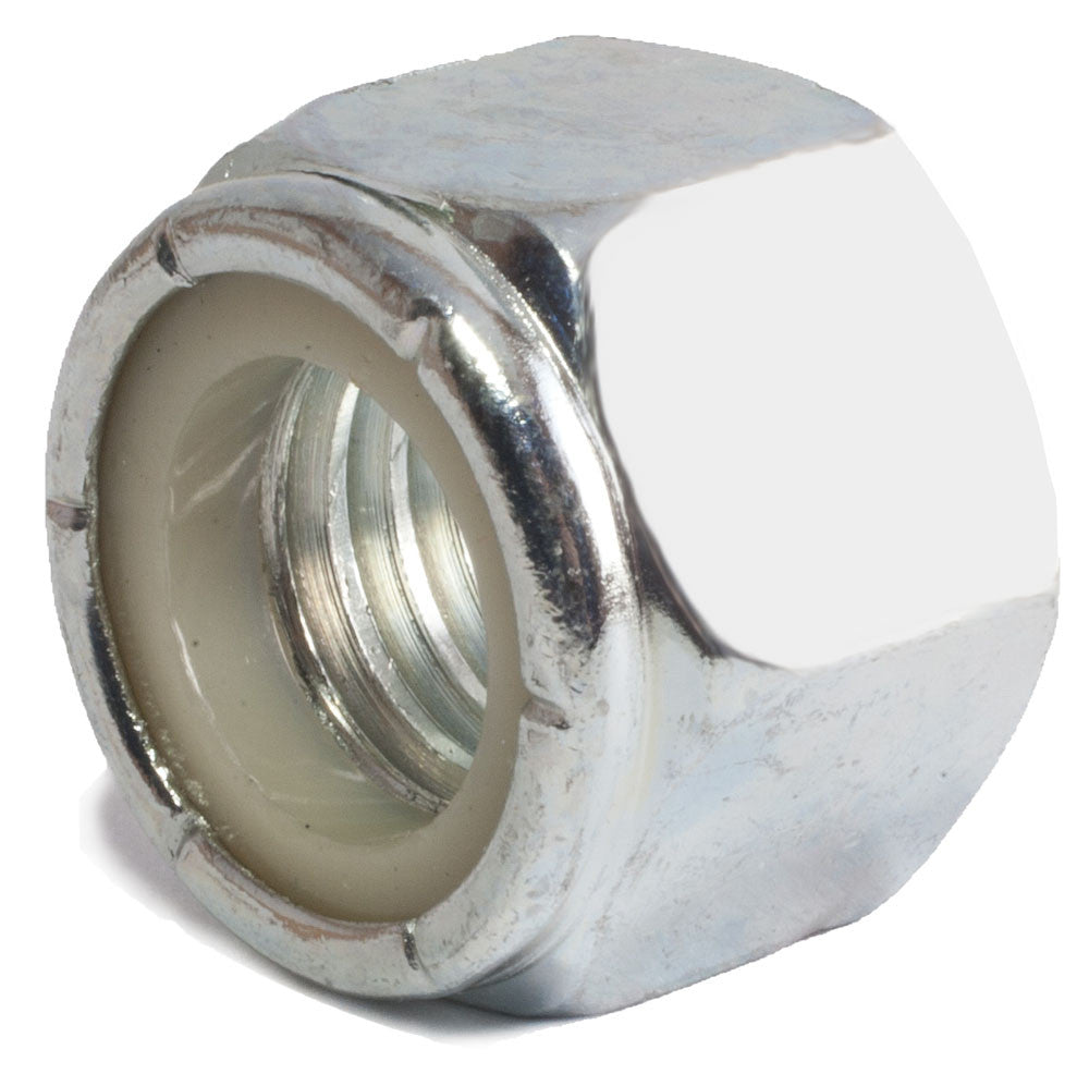 6-32 Nylon Insert Locknut Zinc Plated