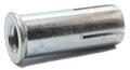 1/2-13 Lipped Drop-In Anchor Zinc Plated (50)