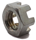 7/8-9 Slotted Hex Nut Zinc Plated