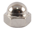 1/2-13 Cap Nut Nickel
