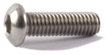 M3-0.50 x 16 Button Socket Cap Screw ISO 7380 18-8 (A2) Stainless Steel - Metric