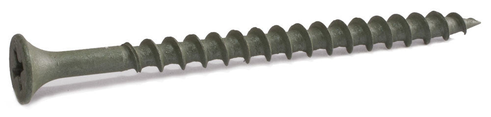 8 x 3 Phillips Bugle Decking Screws W.A.R. Coated - Carton (2,000)