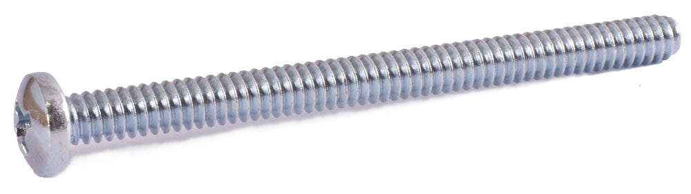 6-32 x 2 Phillips Pan Machine Screw Zinc Plated