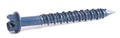 1/4 x 3 3/4 Slotted Hex Concrete Screw Blue