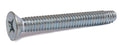 10-24 x 1 Phillips Flat Machine Screw Type F Zinc Plated