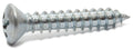 12 x 2 Phillips Oval Sheet metal Screw Zinc Plated