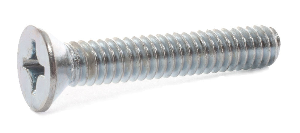 6-32 x 3 Phillips Flat Machine Screw Zinc