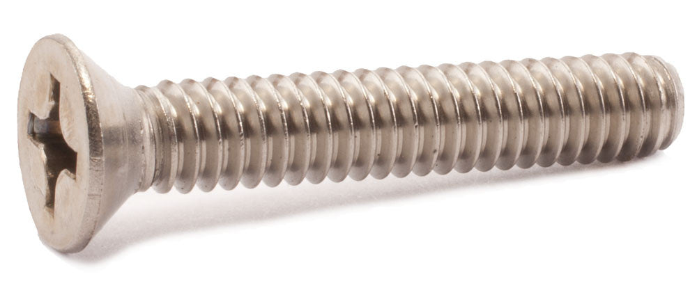6-32 x 1/2 Phillips Flat Machine Screw 18-8 SS