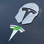 3D Metal Frunk Logo Badge Overlay | Aluminum Alloy | 3 Colors | Model 3/Y