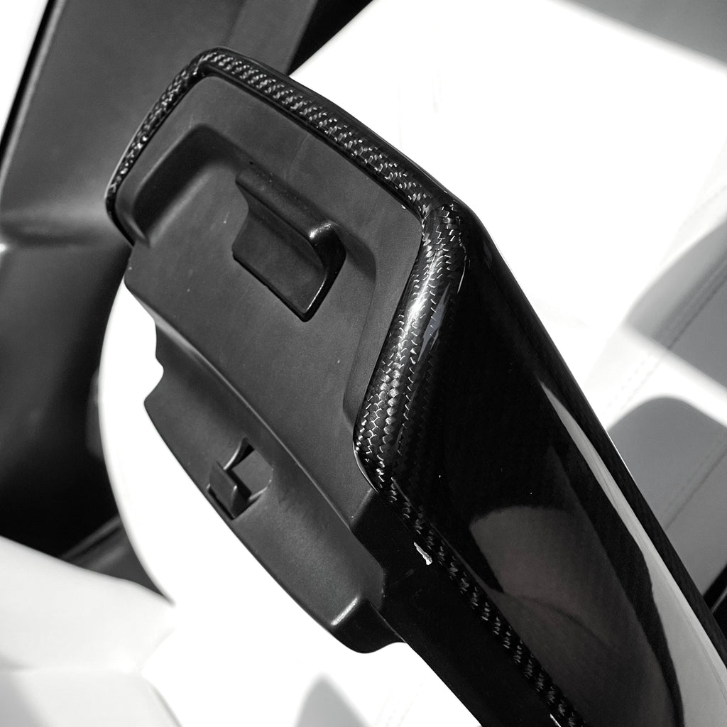 TESERY Model Y / 3 Armrest Cover - Dry Carbon Fiber Interior Mods