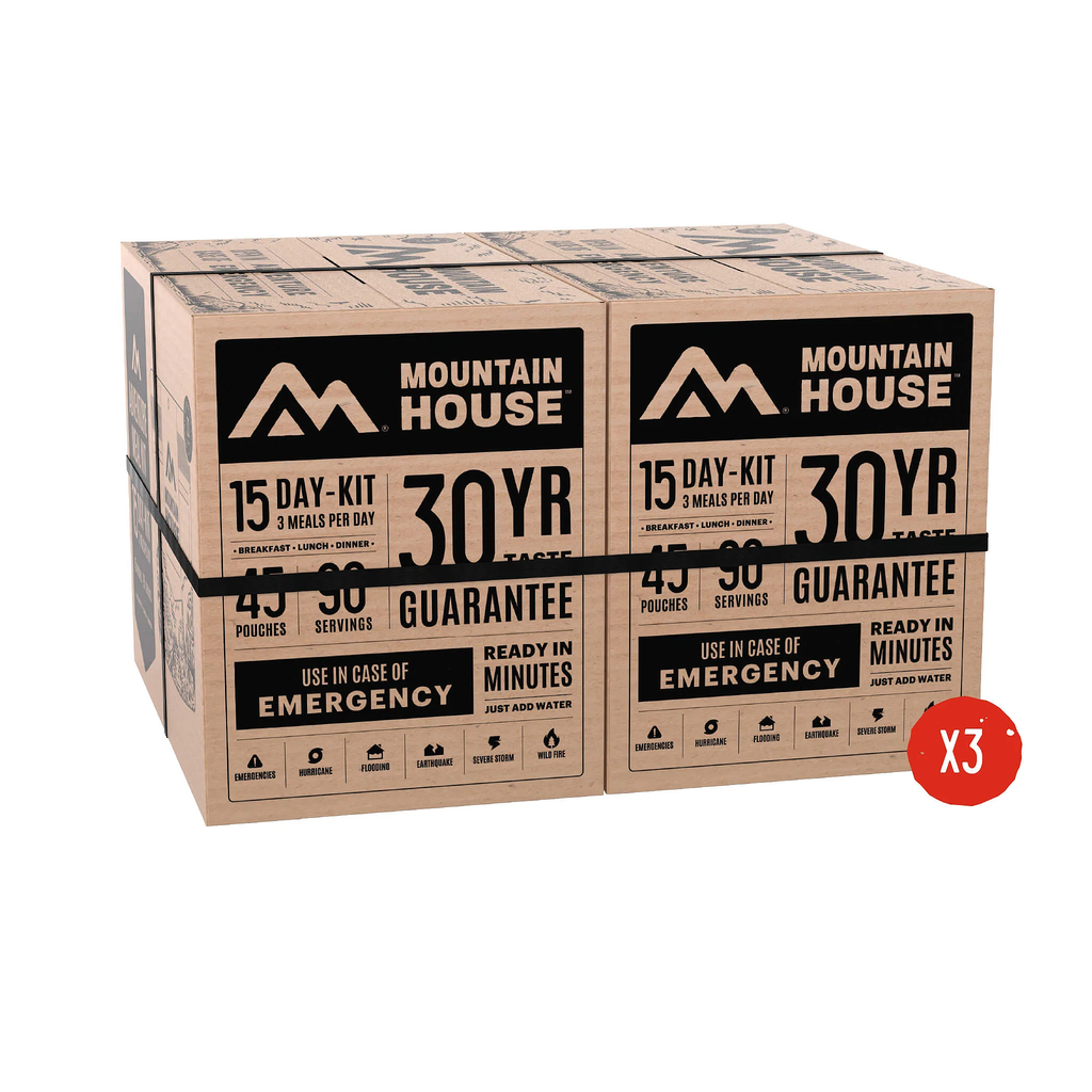 Mountain House 3-Month Emergency Food Supply