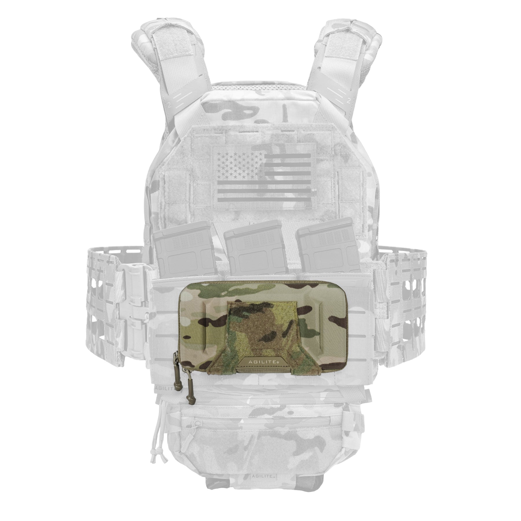 Agilite Battleshell - Tactical Phone Case - Fits Any Smartphone & Dual Charging‑Cable Exit Ports