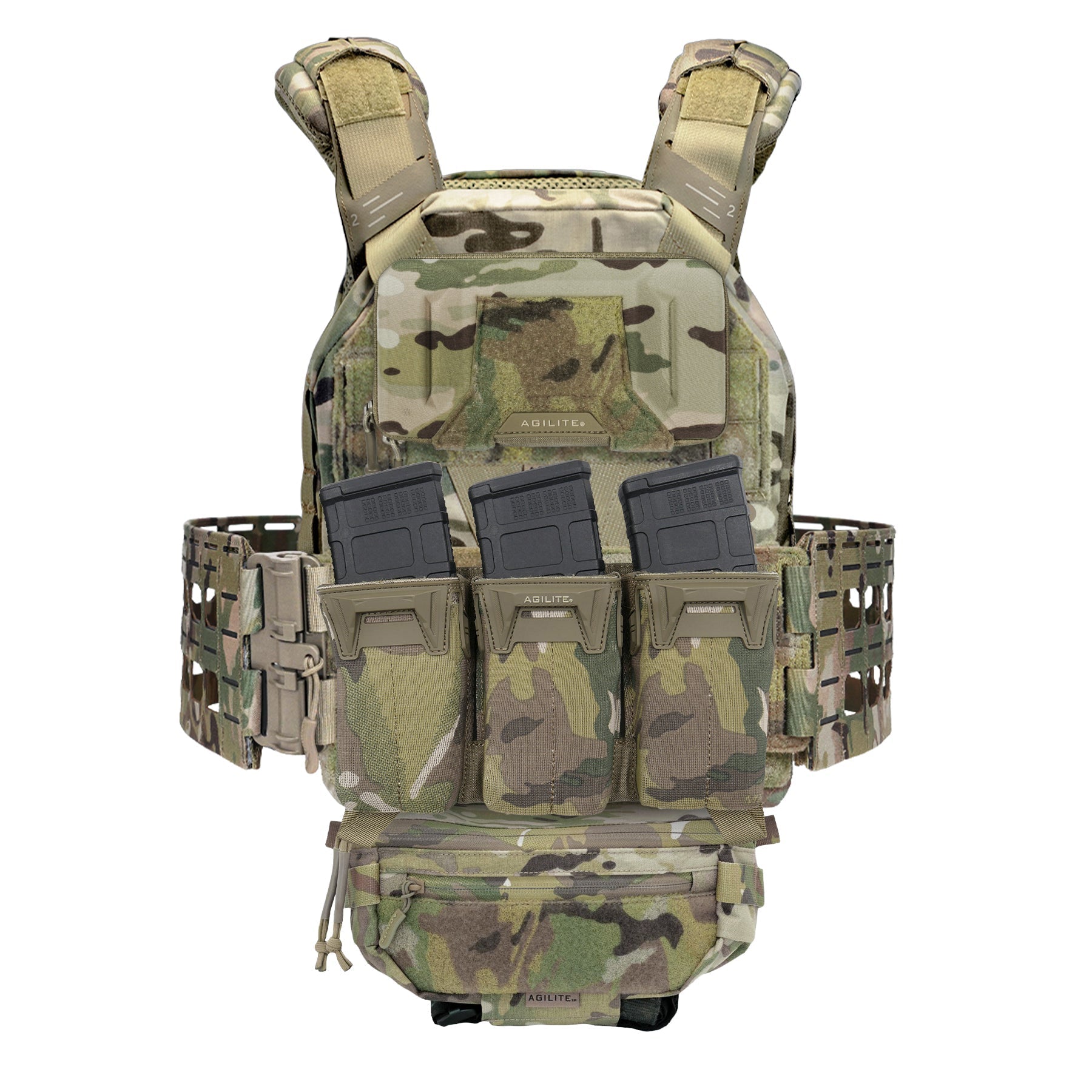 Agilite Battleshell - Tactical Phone Case - Fits Any Smartphone & Dual Charging‑Cable Exit Ports