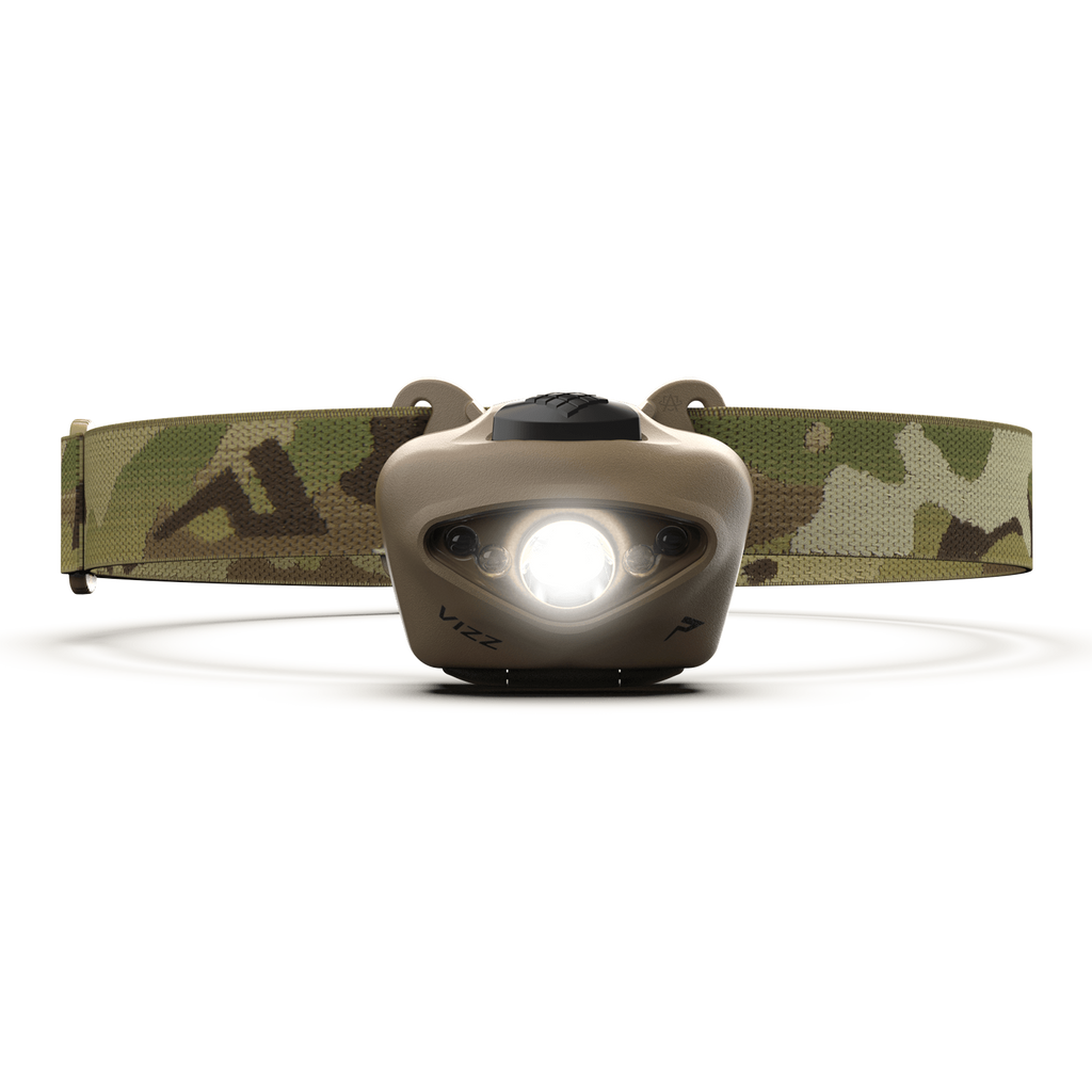 Princeton Tec Vizz Tactical MPLS - 550 Lumens Headlamp - Made in USA