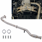 Subaru 6MT High Flow Cat Resonated Pipe Intake Tube Exhaust For 15-21 WRX