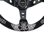 BW Rose Steering Wheel + Hub Adapter Kit For Toyota Pickup, Corolla, 4Runner, MR2, Camry