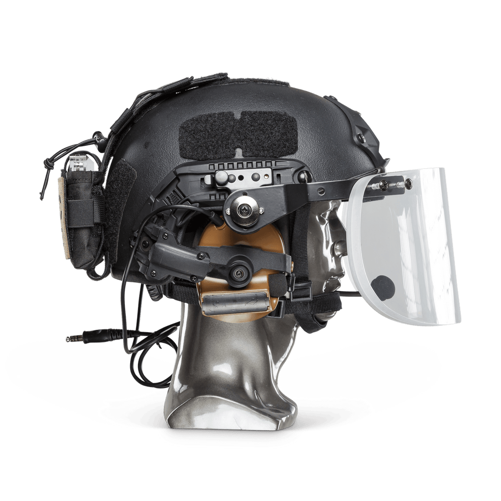 Texas IIIA+ Ballistic Face Shield - Fits All Helmets with ARC
