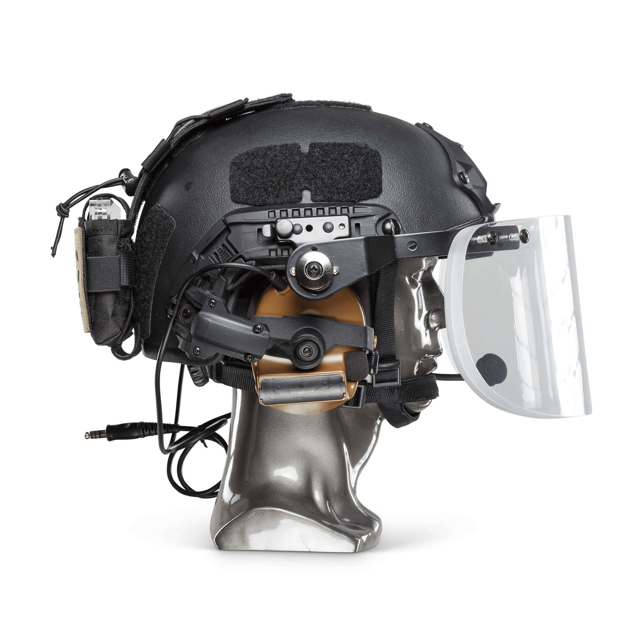 Texas IIIA+ Ballistic Face Shield - Fits All Helmets with ARC