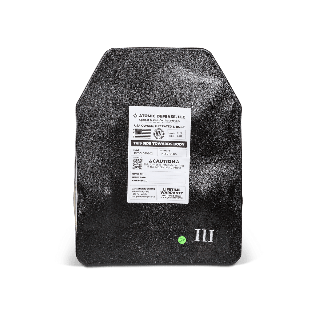 NIJ Level III+ Body Armor Plate - ESAPI - Light-weight