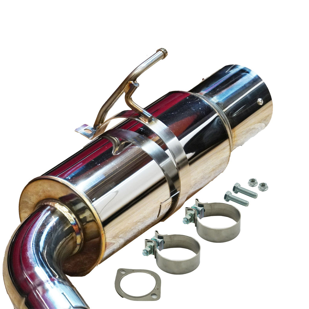4.5" Tip Stainless Single Exit Catback Exhaust for Nissan 370z Z34 09-21