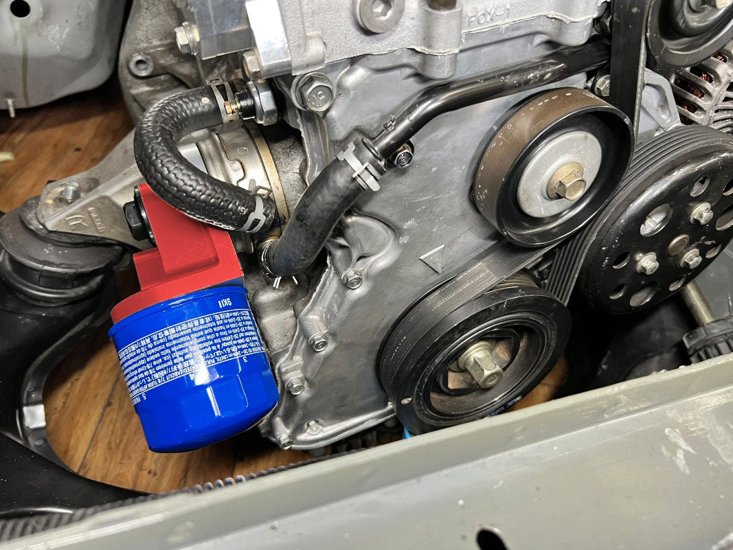K Series K20 K24 Oil Filter Relocation Adapter For Honda Acura Civic EG EK DC RSX K-Swap