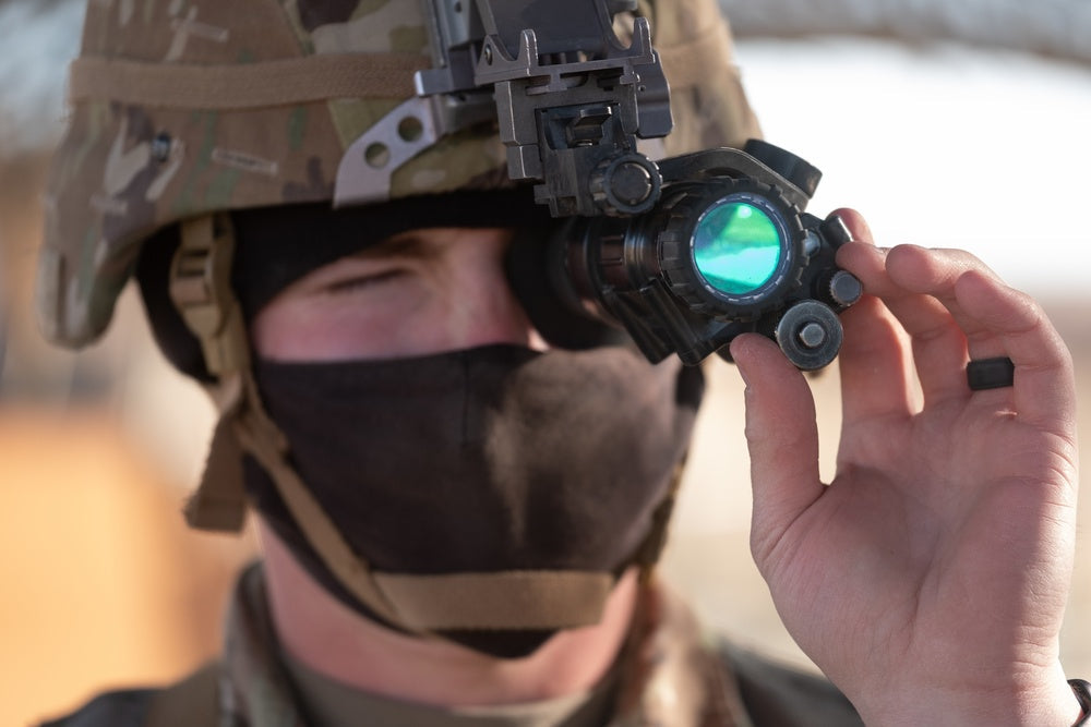 AN/PVS-14 Night Vision - Gen 3 White Phosphor 3000 FOM & Manual Gain - 50+ Hour Runtime