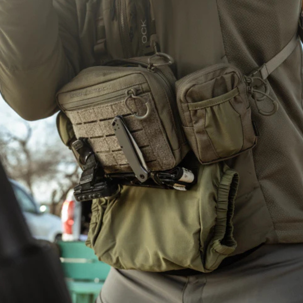 Eberlestock Fury Chest Pack - Concealed Carry Rig for Compact Pistols - Field-Proven