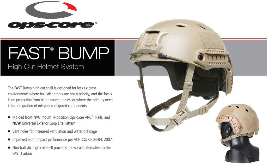 Legacy Ops-Core Bump Helmet - FAST Base Jump High-Cut