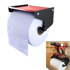 Heavy Duty Metal Blue Roll Holder Wall Mounted Galvanized Paper Towel Dispenser