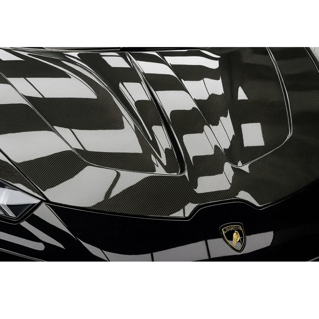 P Style Dry Carbon Fiber Front Bonnet Hood for Lamborghini Huracan LP580 LP610 EVO