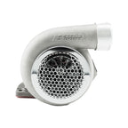 Polished Billet 4" Inch Turbo Inlet Guard Velocity Stack Adapter Bellmouth Intake Hex