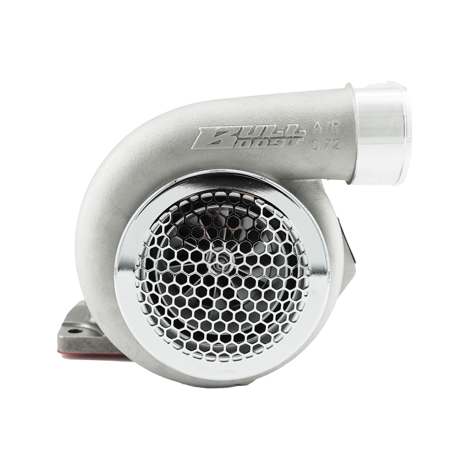 Polished Billet 4" Inch Turbo Inlet Guard Velocity Stack Adapter Bellmouth Intake Hex