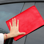 Premium Dual-Sided Microfiber Towel | 8x Absorbent | Coral Velvet + Suede | 28×20cm