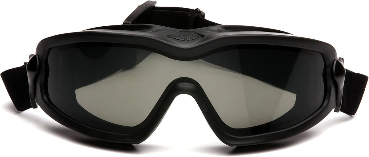 Pyramex V2G Plus Anti-Fog Safety Goggles – Dual Gray Lens Tactical Eye Protection