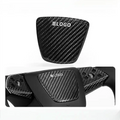 Real Dry Carbon Fiber Airbag Trim Cover for Model Y Juniper & Model 3 Highland