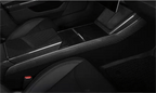 Real Dry Carbon Fiber Center Console Side Panel Overlays for Model 3 Highland / Model Y Juniper(2 Pieces)