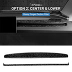 TESERY Real Dry Carbon Fiber Dashboard Cover Overlay for Model 3 Highland / Model Y Juniper